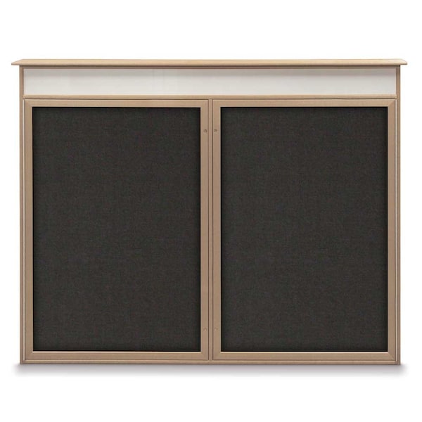 Single Door Enclosed Indoor Letterboard